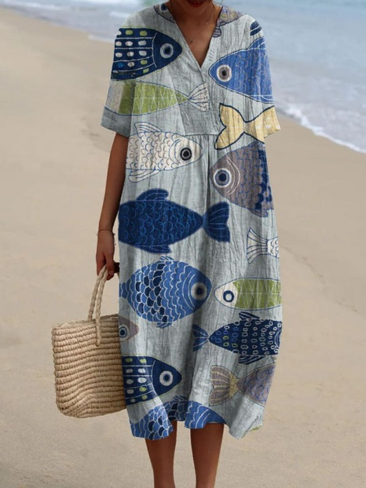 Éddolie | Graphic Fish Dress