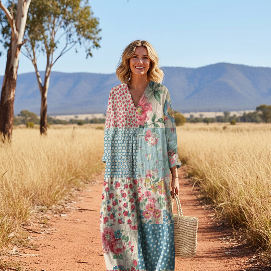 EMMA | Elegant Geometric Dress